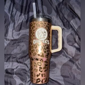 Buc-ee’s leopard tumbler